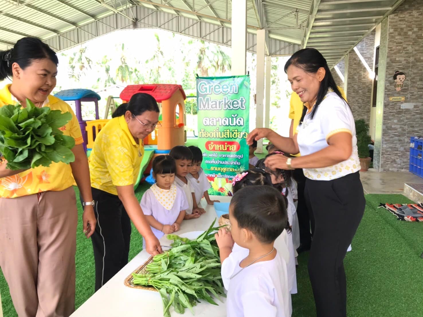 🌽🫑Green market ตลาดนัดท้องถิ่นสีเขียว🥬🥦